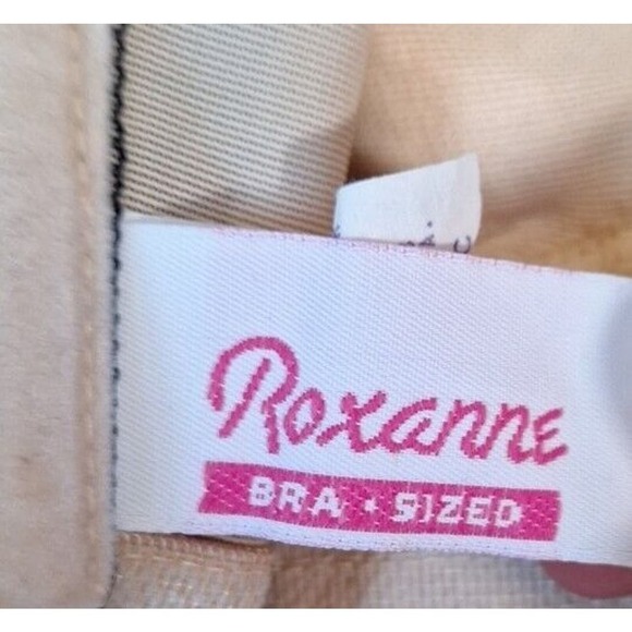 Vintage Roxanne Black Velvet Trim One Piece Skirted Bathing Suit Women Size S/M - Picture 8 of 9